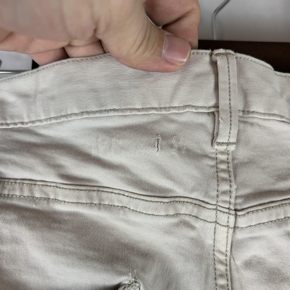 Burberry Brit Jeans Mens 34x33 Beige Stretch Denim Regular Straight Button Fly - Picture 11 of 16